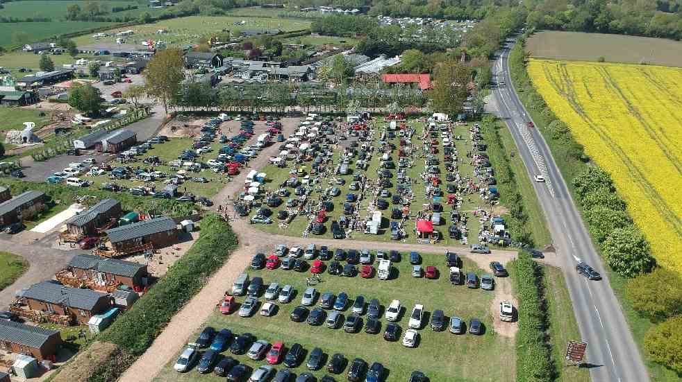 Free events July Stonham Barns car boot sale
